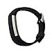 bayite Accessory Silicone Watch Bands with Watch Buckle for Fitbit Alta Black, 5.5 - 7.8 inches