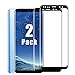 [2 Pack] Galaxy S9 Screen Protector Tempered Glass, [Update Version] 3D Curved Dot Matrix [Full Screen Coverage] Glass Screen Protector [Case Friendly]