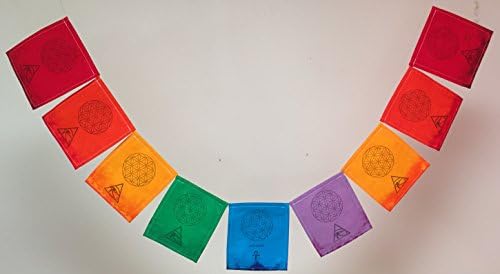 Sacred Geometry Prayer Flag