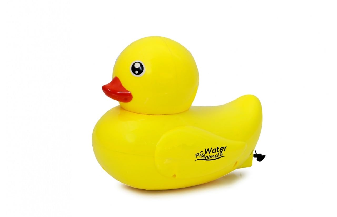 Jamara 410110 - RC Water Animals 2, 4GHz Duck – Multiplayer, 2 Motors, Easy To Steer, Safety Function