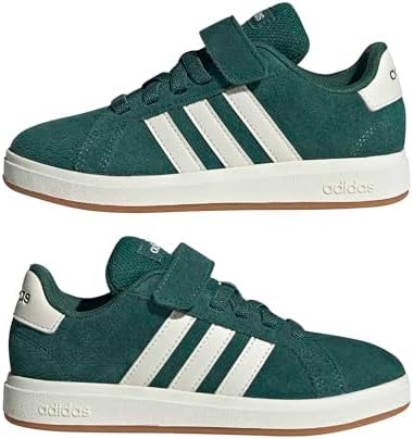 Mixte Enfant Grand Court 00S Children Shoes, Collegiate Green/Off White/Gum, 32 EU
