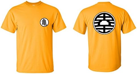 OCPrintShirts Men's Z Ball Kame Symbol Dragon T-Shirt M Yellow Gold