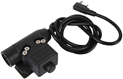 Onmexto Z-tactical U94 PTT Military Adapter Mobile Version PTT for Kenwood Radio 2 PIN