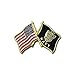 American and Navy Crossed Flags Enamel Lapel Pin 1
