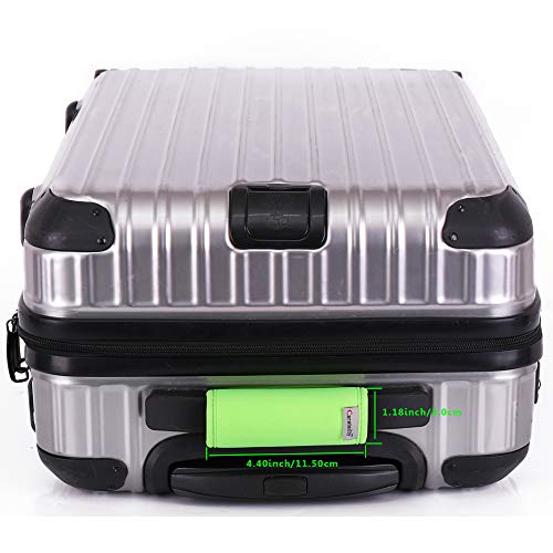 Careteilly Neoprene Luggage Handle Wrap Bright Green Luggage Identifiers For Traveling Neon