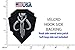 Mandalorian Mythosaur Skull Crest Shield Tactical Morale Hook Side Velcro Compatible Patch