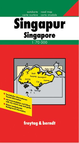 Singapore and Singapore City Map (English, French, Italian and German Edition)