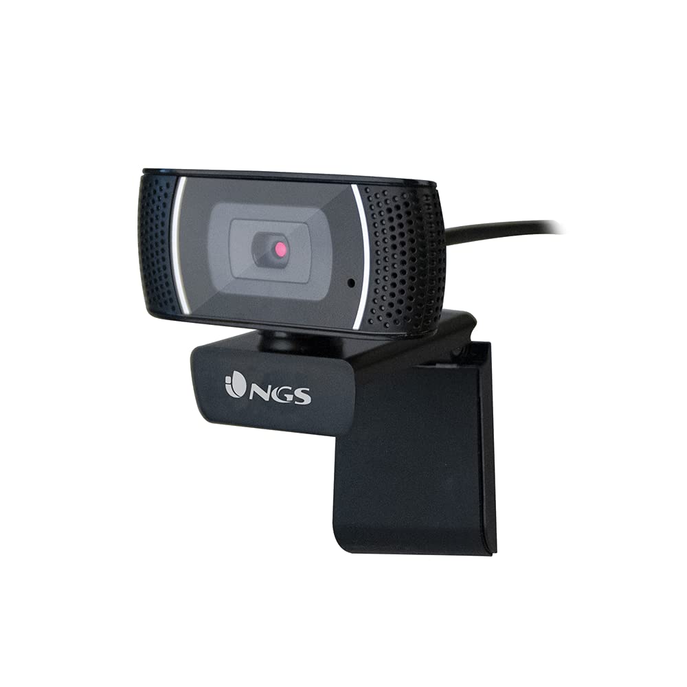 NGS XPRESSCAM1080 - Full HD Webcam 1920x1080 with USB 2.0 Connection, Built-In Microphone, 2Mpx Resolution and Plug&Play