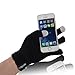 BEST Texting Gloves - 2 Pack - Keep Warm & Safe while using your Smartphone & Tablet Outdoors this Winter - Comfortable Premium Quality - Knitted Touchscreen Mittens - Unisex - by ReGear™