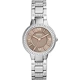 Fossil Virginia Three-Hand Stainless Steel Watch