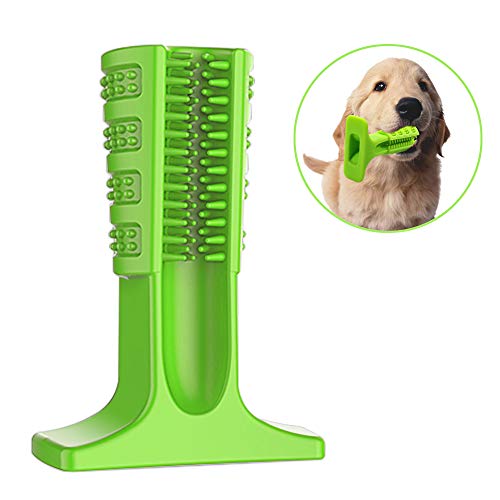 BAYCHEER Dog Toothbrush Natural Silica Gel Material Chew Toys for Tooth Cleaning for Your Dog