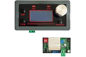 SYWAN Stepper Motor Drive and Controller, Stepper Motor Driver Controller Integrated Board Forward / Reverse Control Drive Angle Pulse Speed PLC Serial Communication, DC 5~30V/4A