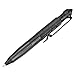 MMOO Aircraft Aluminum Tactical Pen With Tungsten Steel Head (Black)