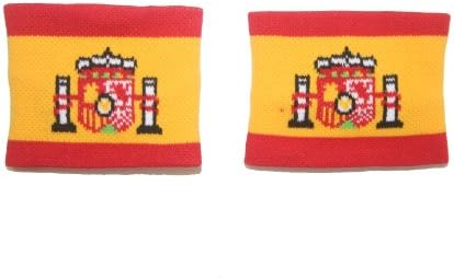 Spain Espana Country Flag Wristband Sweatband New
