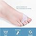 DUORUI 2 PCS Bunion Corrector, Bunion Pads, Toe Separators, Bunion Splitter, Big Toe Straightener for Women and Men