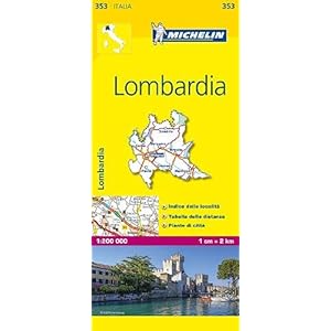 Mapa Local Lombardía: 353 Landkaart – Gevouwen Kaart, 1 januari 2011
