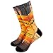 Fireball Whiskey Bottle Print Socks