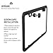 Black Car License Plate Frames,2 PCS Stainless Steel Licence Plate Covers with 2 Holes Fixed for US Car Number Plate by Eyouic