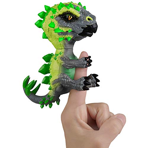 WowWee Untamed Radioactive Stegosaurus - Whiplash (Green)- Interactive Toy - //coolthings.us