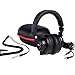 LyxPro HAS-30 Closed Back Over-Ear Professional Recording Headphones for Studio Monitoring, DJ and Home Entertainment,Black