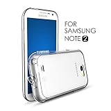 Case Army Galaxy Note 2 | Note II Clear Cover Case [CLOG] Scratch-Resistant Clear Case for Samsung Galaxy Note 2 | Note II | N7100 hard back soft sides Dust Proof Silicone Clear Cover with TPU Bumper