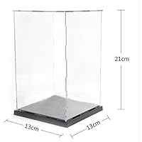 KENGEL 13X13X21CM Assembly Transparent Clear Acrylic Toys Display Dustproof Protection Showcase Case Box