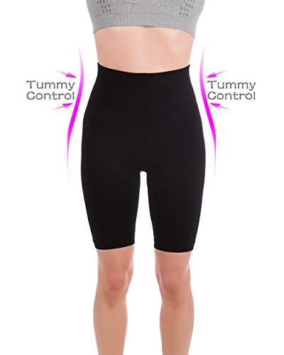 UPC 638455022751, Homma Women&#39;s Tummy Control Fitness Workout Running Yoga Shorts (X-Large, Black)