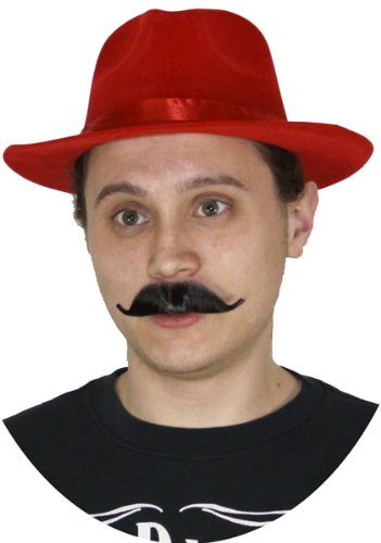 Rubie's Costume Co European Moustache Dark Grey Costume