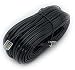 iMBAPrice 100 Feet Long Telephone Extension Cord Phone Cable Line Wire - Black primary