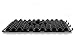 My Life My Shop Sole Relief Reflexology Lightweight Foot Massage Mat - Pressure Point Massager Bumps for Feet, Black