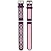 Universal 18mm 20mm 22mm 24mm Width Silicone Watch Band Replacement, Quick Release Rubber Watch Bands for Men & Women (20mm, Purple-Pink)