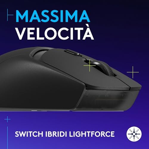 G309 LIGHTSPEED Mouse gaming wireless leggero