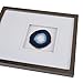 Madison Park Genuine Agate Wall Art Living Room Décor - Glass Framed 4 Inch Real Geode Stone Modern Lifestyle Entry Way Decoration, Ready to Hang Panel for Bedroom, 14