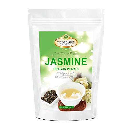 Jasmine Dragon Pearls Green Tea, Jasmine Dragon Phoenix Pearls, 3.4oz