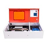 Orion Motor Tech 12 x 8 Inches 40W CO2 Laser Engraver Cutting and Engraving Machine with Water-Break Protection