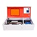 Orion Motor Tech 12 x 8 Inches 40W CO2 Laser Engraver Cutting and Engraving Machine with Water-Break Protection