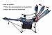 RORAIMA Light Weight Backpacking Reclining/Lounging Camping Folding Chair with Headrest and Footrest for Outdoor Camping, RV, BBQ, Football Games