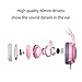 SOMIC G951pink Gaming Headset for PC, PS4, Laptop: 7.1 Virtual Surround Sound Detachable Cat Ear Headphones LED, USB, Lightweight Self-Adjusting Over Ear Headphones for Girlfriend Womenthumb 1