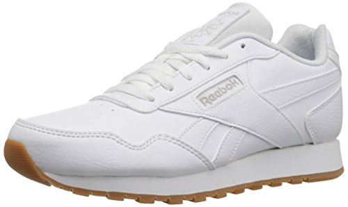 Reebok Kid's Classic Harman Run Shoe , White/Steel/Gum, 12.5 M US Little Kid