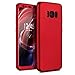 Galaxy S8 Plus Case, Myriann Luxury Slim Full Body Flexible TPU Drop Protection Tactile Grip Case Cover Guard for Samsung Galaxy S8 Plus (2017) (Red)