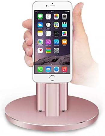 Apple iPad Pro Pencil Charging Stand,Adjustable Desktop Charging Stand for iPhone 6S/SE/5/5s/ 6 plus and iPad Pro Pencil Aluminum Charging Dock (Rose Gold)