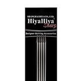 HiyaHiya Double Point 6-inch (15cm) Sharp Steel Knitting Needles (Set of 5); Size US 4 (3.5mm) HISSTDP6-4