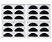 (12 Pair, Black) Gms Optical Adhesive Silicone Eyeglass Nose Pads