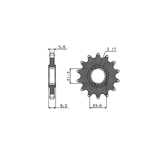 Aandrijving set tandwiel ketting krans Honda TRX R 450 cc 04/05 - Image 3