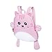 Ofun Mini Bag Toddler Backpack Pink Cat Gift For Little Girl Baby 1-3 years old NH055-CAT