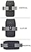 AISCELL XL Size Tactical Clip Holster Rugged Black Nylon Pouch Metal Belt Clip Case for iPhone 16e, 16 Pro, 16,15 Pro, 15, 14 Pro,14, with Bulky Hybrid Protective Cover on