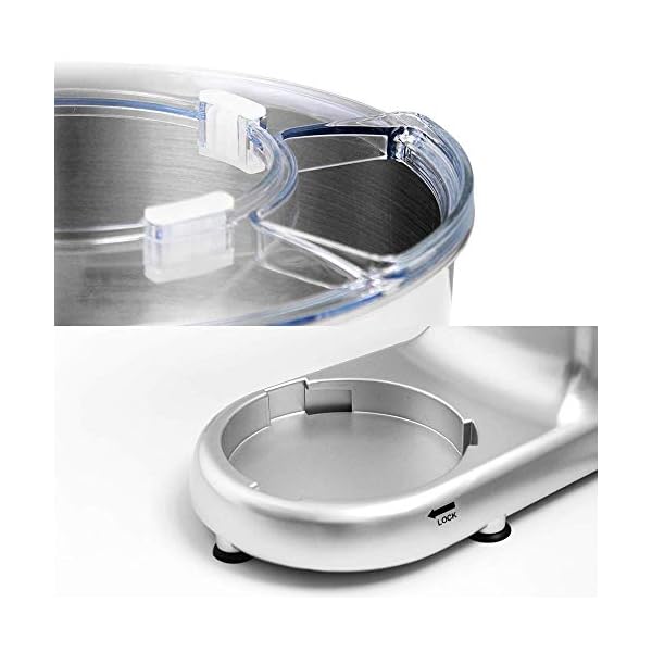 MIC Stand Mixer 5.5L Stainless Steel Blender 1500W 6 Speed Food Mixer for Baking Kitchen Electric with Mixing Bowl/Dough…