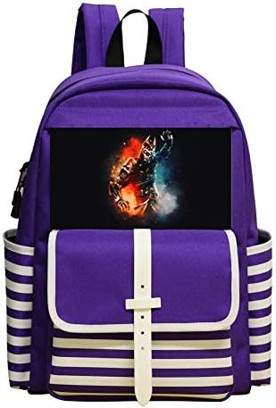 WeERNUO Fortnite Trooper Kid's Backpacks Girls Boy School Backpack Purse Lunch Bag