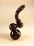 SMOKING GLASS TOBACCO 5 INCH MINI SHERLOCK BUBBLER