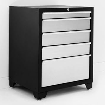 Pro Stainless Steel 28 W 5 Drawer Bottom Cabinet By New Age